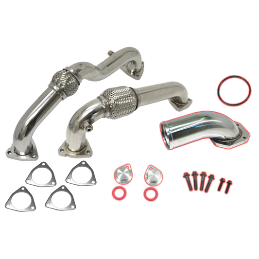 EGR & COOLER RACE KIT W/ UP PIPES | 2008-2010 FORD F250/F350/F450/F550 6.4 POWERSTROKE