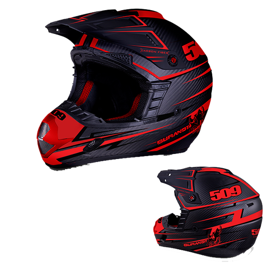 509 C2 Carbon Helmet Visor - Chris Burandt - VISOR ONLY