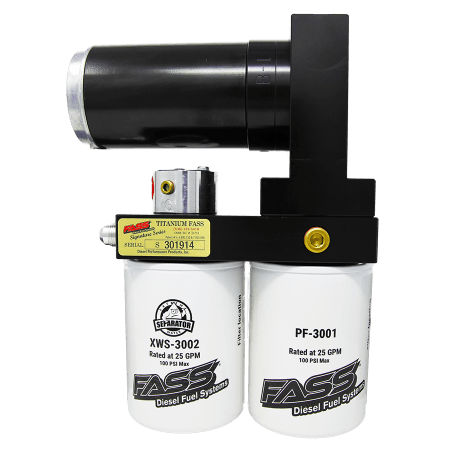 FASS Fuel Systems Titanium Signature Series Diesel Fuel System 180F 140GPH Ford Powerstroke 6.7L 2017-2021 (TSF18140G)
