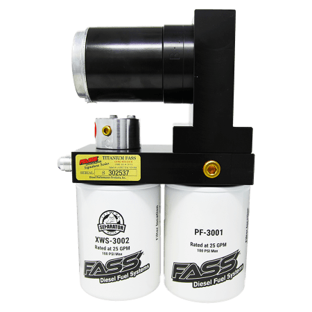 FASS Fuel Systems Titanium Signature Series Diesel Fuel System 165GPH Ford Powerstroke 6.4L 2008-2010 (TSF16165G)